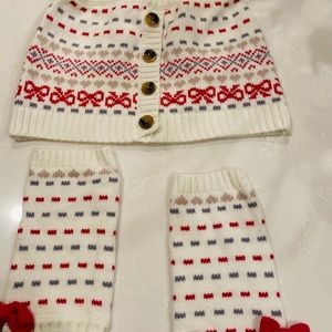 Girls skirt with leg warmers